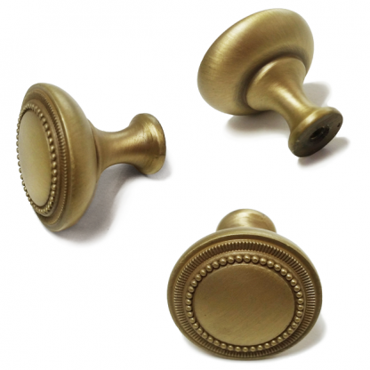 ידית כפתור לארונות דגם 3134 עגול זהב מט - Image 6
