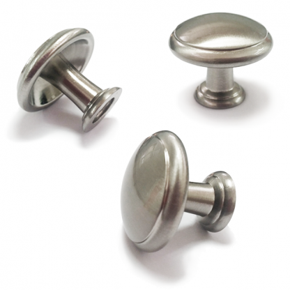 ידית כפתור לריהוט דגם 3133 עגול ניקל מוברש - Image 6