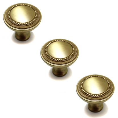 ידית כפתור לארונות דגם 3134 עגול זהב מט - Image 10