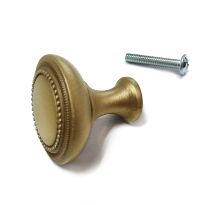 ידית כפתור לארונות דגם 3134 עגול זהב מט - Image 12